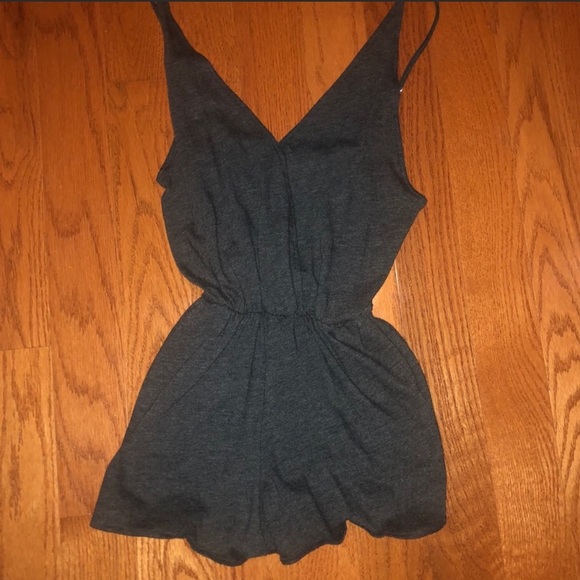 PINK Victoria's Secret Pants - PINK cover up romper gray